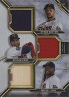 2021 Topps Triple Threads - Byron Buxton Miguel Sanó Nelson Cruz #RCC-BCS