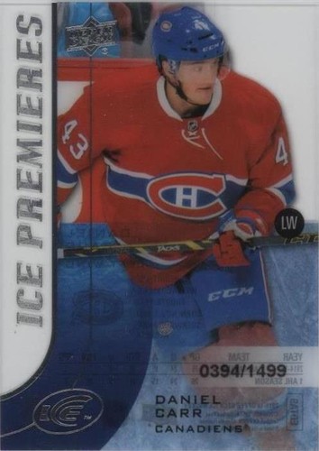 2015-16 Upper Deck Ice - Daniel Carr #158