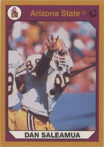 1990 Collegiate Collection Arizona State Sun Devils Dan Saleaumua #11