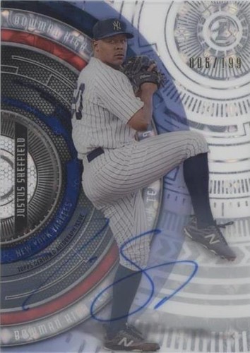 2017 Bowman High Tek - Justus Sheffield #BHT-JS