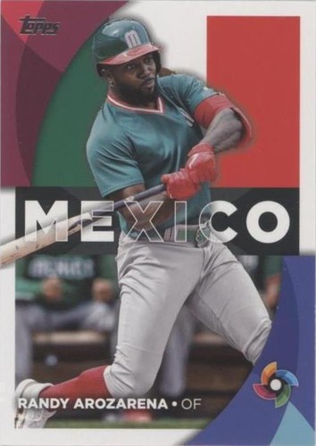 2023 Topps Now #WBC-49 Randy Arozarena WBC Blue Parallel