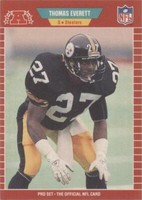 1989 Pro Set Thomas Everett #345