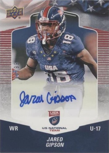 2018 Upper Deck USA Football Jared Gipson #A-38