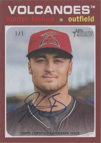 2020 Topps Heritage Minor League Edition - Hunter Bishop #ROA-HB