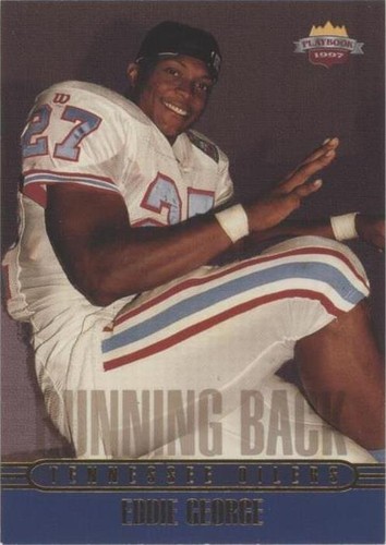 1997 Score Board Playbook Eddie George #58