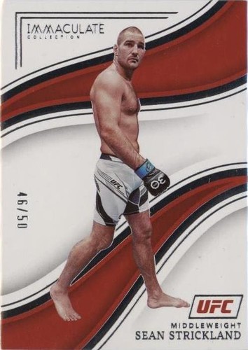 2023 Panini Immaculate Collection UFC - Sean Strickland #79