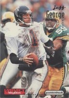 1996 Skybox Impact Jeff George #7