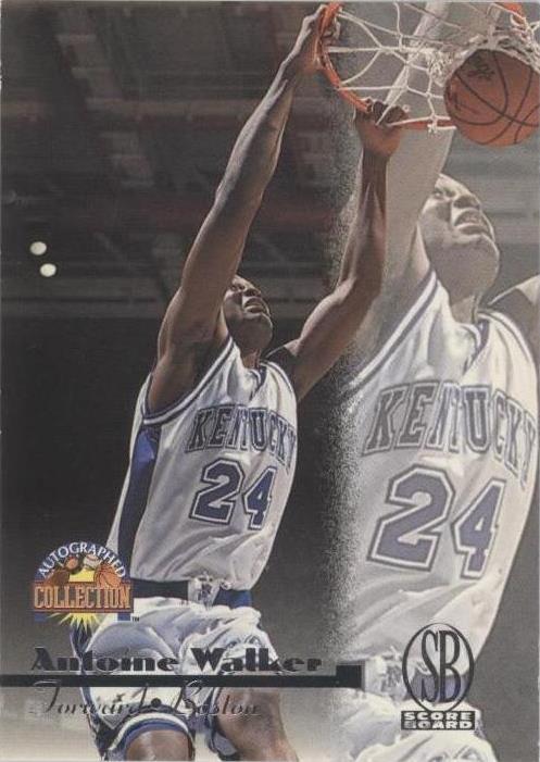 Colección autografiada Score Board 1996 - Antoine Walker #15