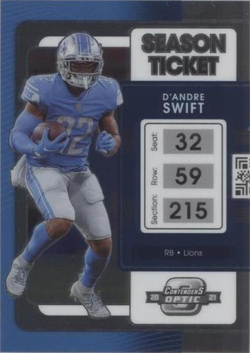 2021 Panini Contenders Optic D'Andre Swift #46
