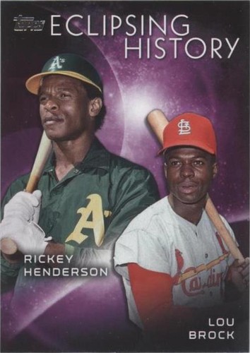 Topps Dynamic Duals Baseball Milestone Meetup MM-4 Rickey 
