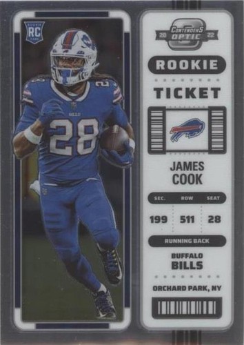 2022 Panini Contenders Optic James Cook #79