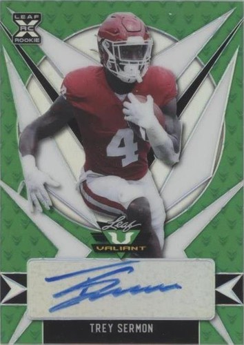 2021 Leaf Valiant Trey Sermon #BA-TS1
