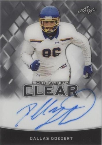 2018 Leaf Trinity Dallas Goedert #CA-DG3
