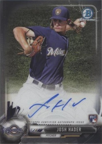 2017 Bowman Chrome - Josh Hader #BCAR-JHA
