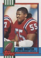 1990 Topps Traded Chris Singleton #47T