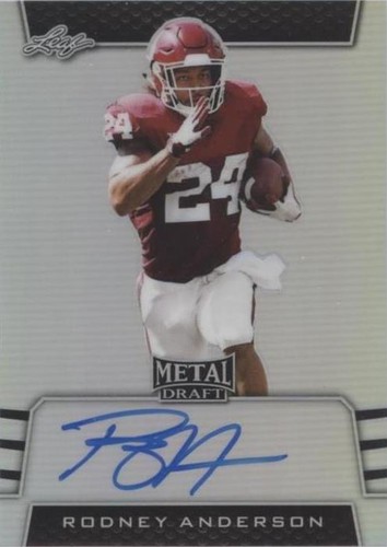 2019 Leaf Metal Draft Rodney Anderson #BA-RA1
