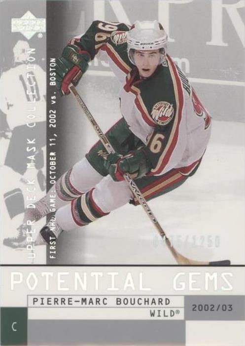 2002-03 Upper Deck Mask Collection - Pierre-Marc Bouchard #160
