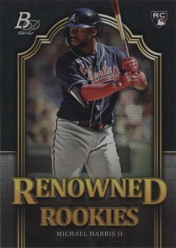 2023 Bowman Platinum Michael Harris II Renowned Rookies RR-9