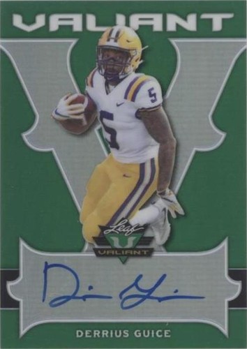 2018 Leaf Valiant Derrius Guice #BA-DG1