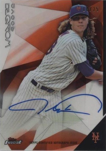 2015 Topps Finest - Jacob deGrom #FA-JDM