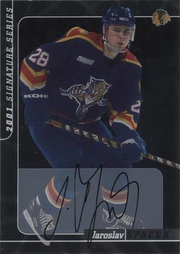 2000-01 In the Game Be A Player Signature Series - Jaroslav Spacek #187
