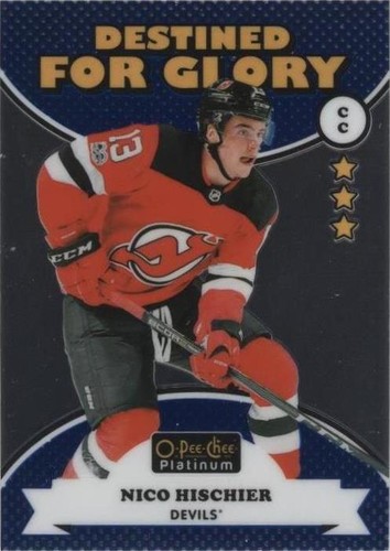 2017-18 O-Pee-Chee Platinum - Nico Hischier #DG-14