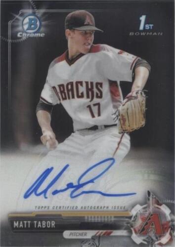2017 Bowman Chrome Matt Tabor Arizona Diamondbacks Auto | eBay 2017 Bowman Chrome Matt Tabor Arizona Diamondbacks Auto | eBay