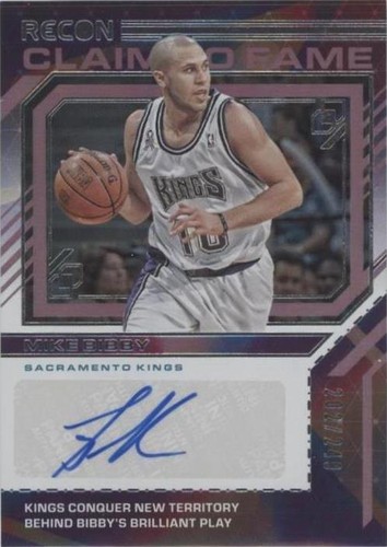 2021-22 Panini Recon - Mike Bibby #CFS-MKB