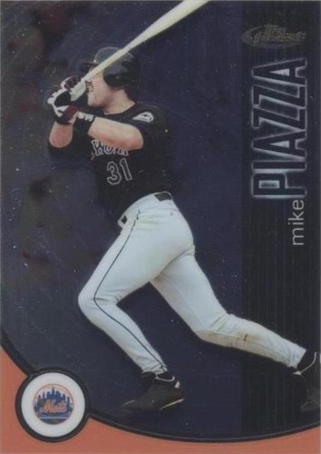 2001 Topps Finest - Mike Piazza #1
