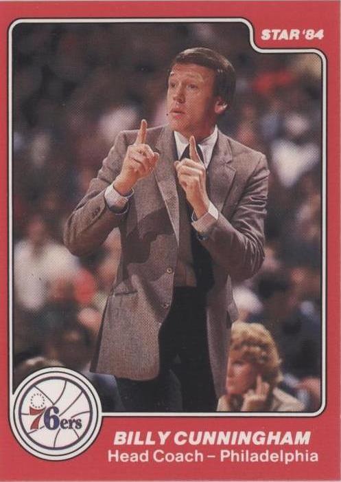 1983-84 Star Philadelphia 76ers 1982-83 NBA World Champions - Billy Cunningham #2