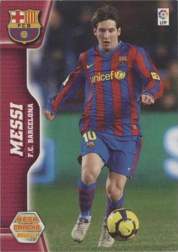 Lionel Messi 2007-08 Mundi Cromo Top Platinum Las fichas de la
