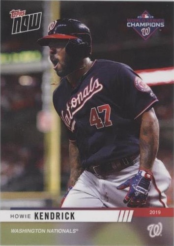 2019 Topps Now - Howie Kendrick #WSC-17