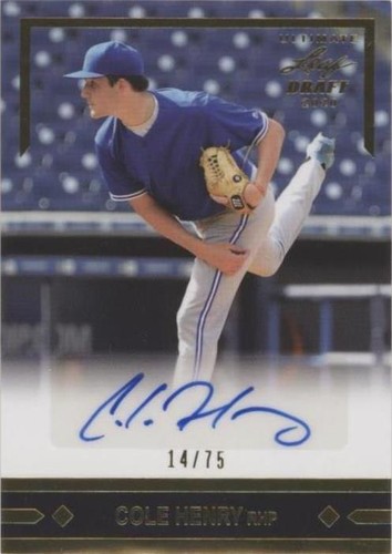 2020 Leaf Ultimate Draft - Cole Henry #GLR-CH1