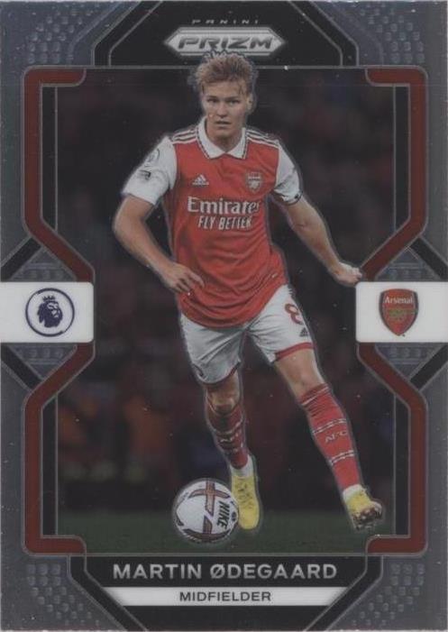 2022-23 Panini Prizm Premier League Martin Odegaard #153