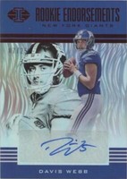 2017 Panini Illusions Davis Webb #RE-DW