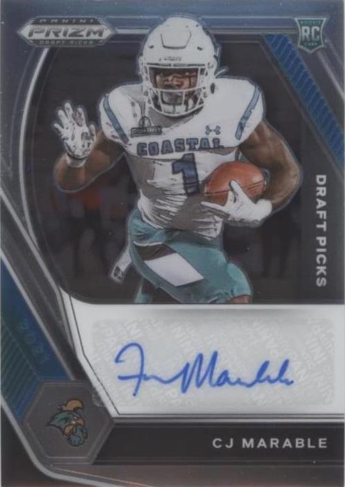 2021 Panini Prizm Draft Picks CJ Marable #DPA-CJM