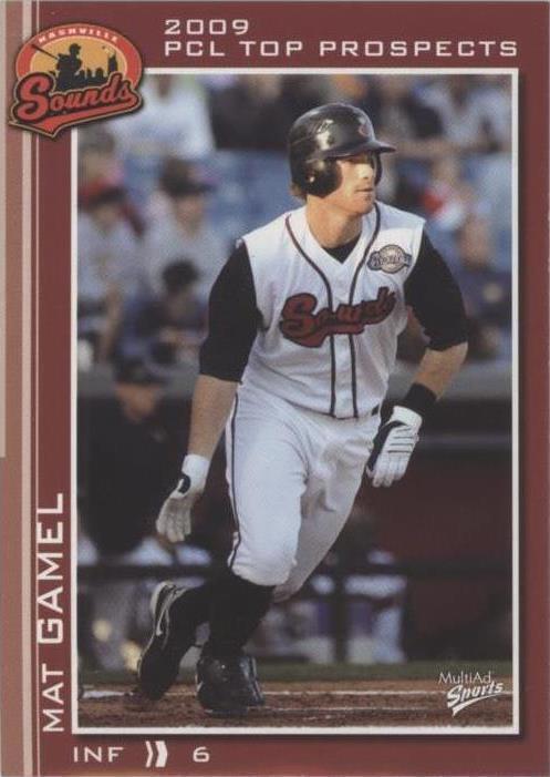 2009 MultiAd Sports Pacific Coast League Top Prospects - Mat Gamel #16