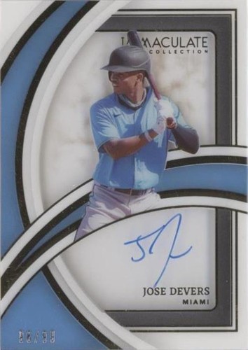 2022 Panini Immaculate Collection - Jose Devers #SS-JD