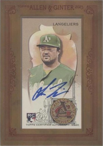 2023 Topps Allen & Ginter - Shea Langeliers #MA-SL