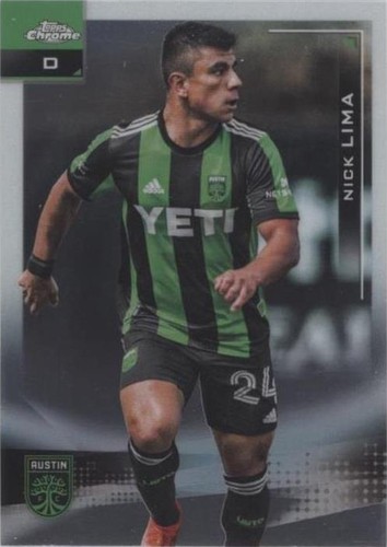 2021 Topps Chrome MLS Nick Lima #140