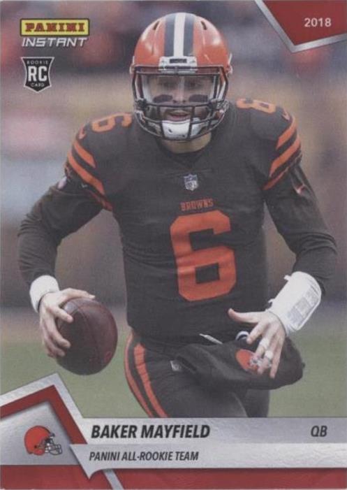 2018 Panini Instant NFL Baker Mayfield #1