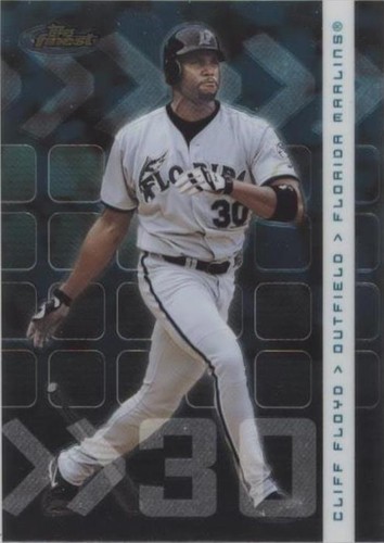 2002 Topps Finest - Cliff Floyd #27