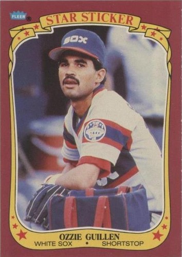 1986 Fleer Star Stickers - Ozzie Guillen #49