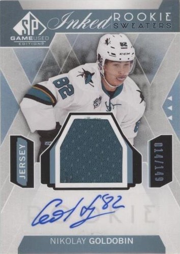 2015-16 SP Game-Used - Nikolay Goldobin #IRS-NG