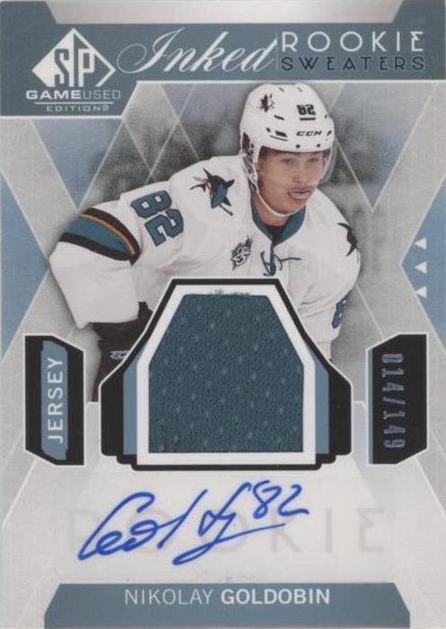 2015-16 SP Game-Used - Nikolay Goldobin #IRS-NG