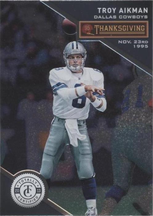 Panini 2013 totalmente certificado Troy Aikman #77