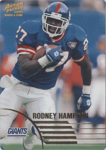 1995 Action Packed Rookies & Stars Rodney Hampton #34