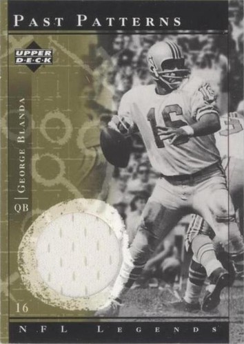 2001 Upper Deck NFL Legends George Blanda #PP-GB