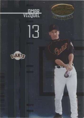 2005 Leaf Certified Materials - Omar Vizquel #118