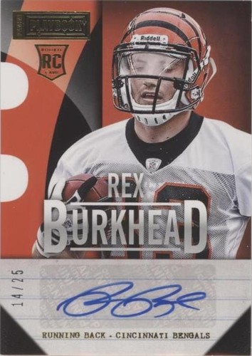 2013 Panini Playbook Rex Burkhead #178